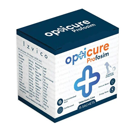 Opticure Profosim Kedi&Köpek Probiyotik 15 x 7 ml