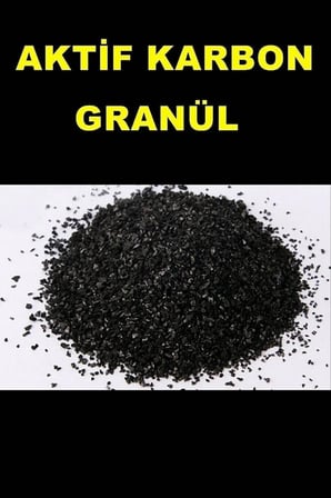 Aktif Karbon Kömür Bazlı Filtre Granül 500 Gram Filitre Etil Su Hava Akvaryum Sıvılar