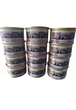 Pro Plan Kitten Tavuk Etli Yavru Yaş Kedi Maması - 85 Gr X 12 Adet