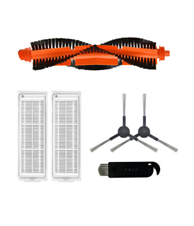 Xiaomi Mop Pro STYJ02YM (Siyah) Uyumlu Yedek Mopsuz Fırça Hepa Filtre Seti-6 Parça