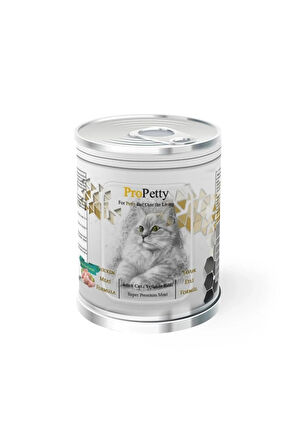 ProPetty Tahılsız Tavuk Etli Yetişkin Kedi Konserve Maması 24 x 415 Gr.