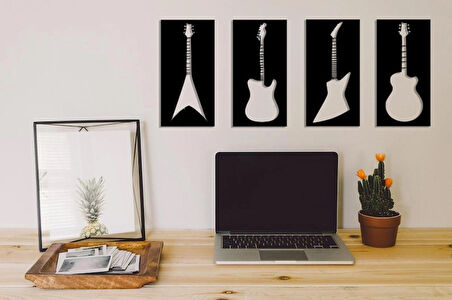 4lu Gitar dekoratif Duvar dekoru