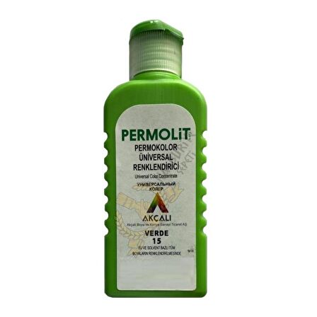 Permolit Üniversal Renklendirici Renk Tüpü VERDE YEŞİL 50 ml.