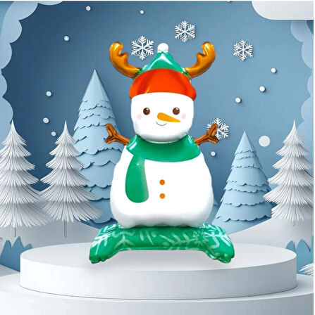 Ayaklı Küçük Kardan Adam Folyo Balon