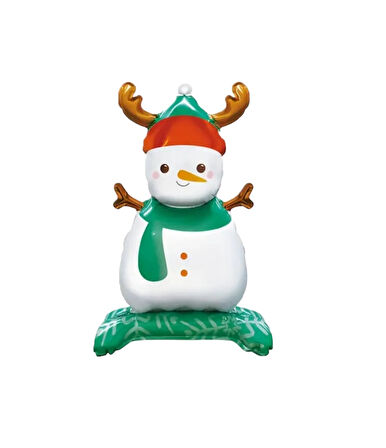 Ayaklı Küçük Kardan Adam Folyo Balon