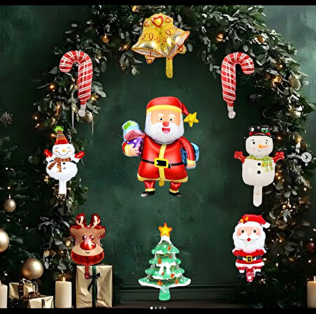 9’lu 16” Yılbaşı Set Folyo Balon