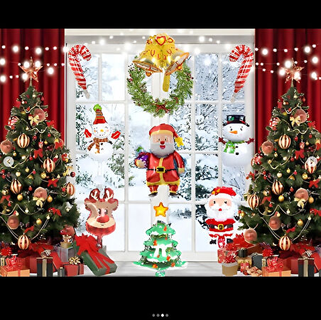 9’lu 16” Yılbaşı Set Folyo Balon