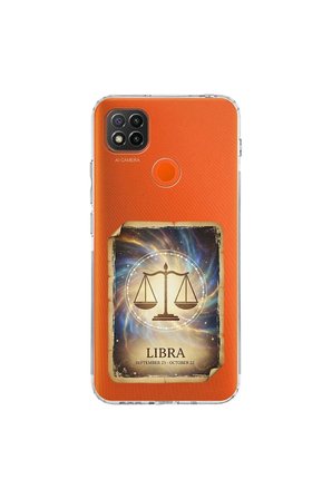 Redmi 10A ile Uyumlu Burç Kartları Terazi Tasarımlı Şeffaf Silikon Kılıf