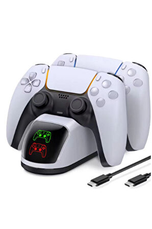 Vothoon Ps5 Dualsense Şarj Istasyonu Playstation 5 Uyumlu Charging Station