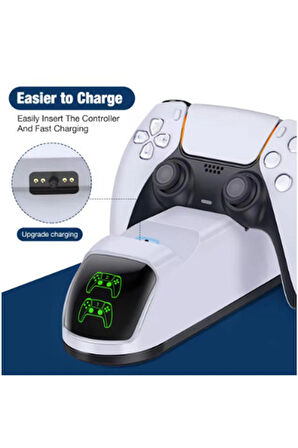 Vothoon Ps5 Dualsense Şarj Istasyonu Playstation 5 Uyumlu Charging Station