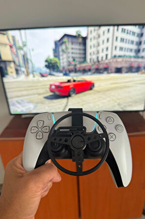 Playstation 5 Oyun Direksiyonu - Ps 5 Dualsense Mini Oyun Direksiyonu - Siyah