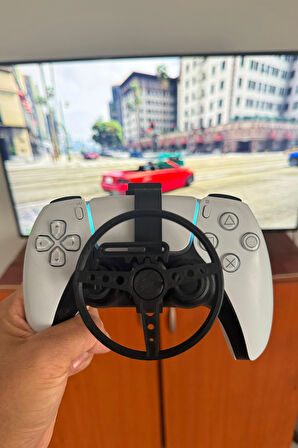 Playstation 5 Oyun Direksiyonu - Ps 5 Dualsense Mini Oyun Direksiyonu - Siyah