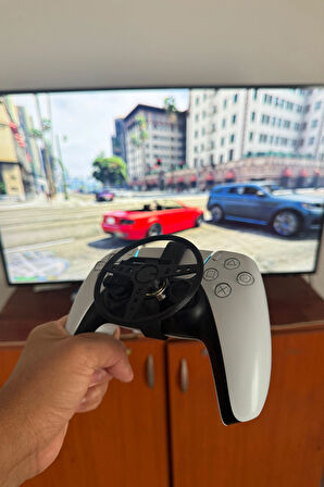Playstation 5 Oyun Direksiyonu - Ps 5 Dualsense Mini Oyun Direksiyonu - Siyah