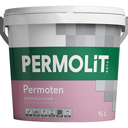 Permolit Permoten Saten Alçı Astarı 4 Lt. - 4 Kg.