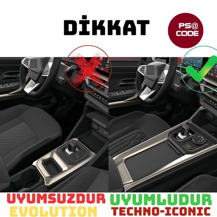 Renault Boreal Orta konsol düzenleyıcı-Kolçak altı organizer