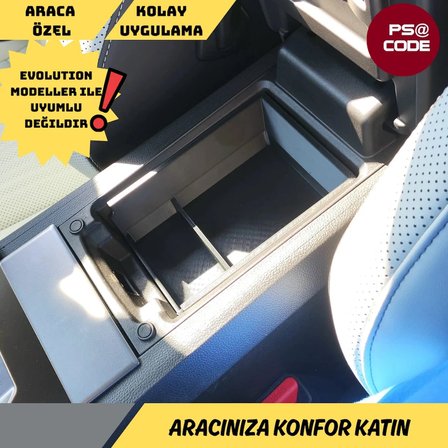 Renault Boreal Orta konsol düzenleyıcı-Kolçak altı organizer