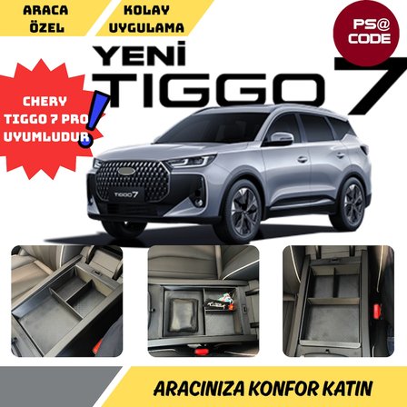 YENİ CHERY TİGGO 7 (2026)- TİGGO 7 PRO MAX Kolçak Organizer-Düzenleyici