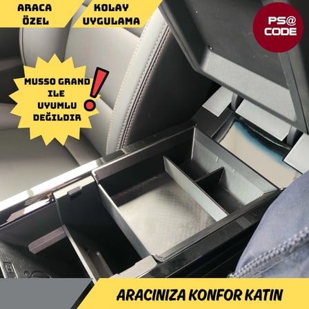 Ssangyong KGM MUSSO EV Orta Konsol Düzenleyici-Organizer