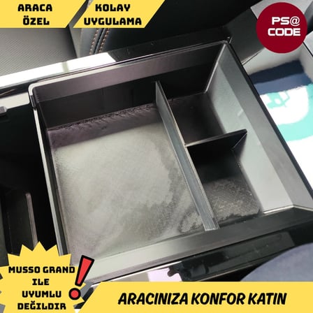 Ssangyong KGM MUSSO EV Orta Konsol Düzenleyici-Organizer
