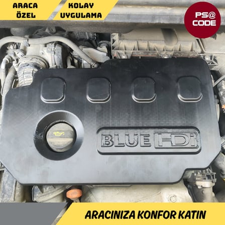1.5 BlueHDi Motor Keçe Koruma Kafesi – Kedi ve Dış Etken Koruyucu Plastik Kapak (Peugeot, Citroën, Opel, DS Uyumlu)