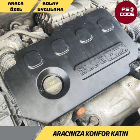 1.5 BlueHDi Motor Keçe Koruma Kafesi – Kedi ve Dış Etken Koruyucu Plastik Kapak (Peugeot, Citroën, Opel, DS Uyumlu)