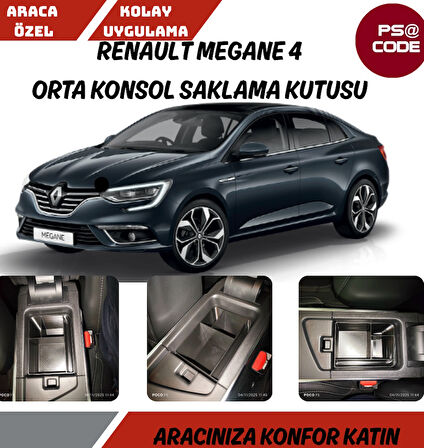 Renault Megane 4  orta konsol saklama kutusu