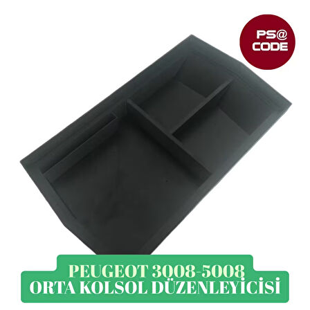 Peugeot 3008 P64 E-3008 2024  Orta Konsol Kolçak Saklama Kutusu, Kolçak Düzenleyici