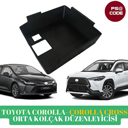 Toyota Corolla E210 ve  Toyota Cross 2019- 2025 ile uyumlu Orta Kolçak Düzenleyici