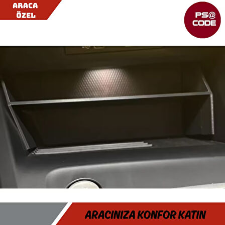 Volkswagen Golf 8 uyumlu telefon şarj kısmı raf ayırıcısı