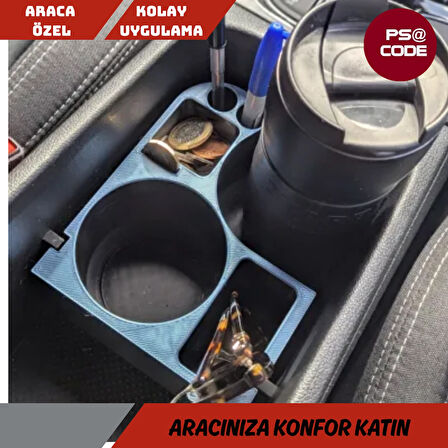 Skoda Karoq Orta Konsol Bardaklık-Organizer-Düzenleyici