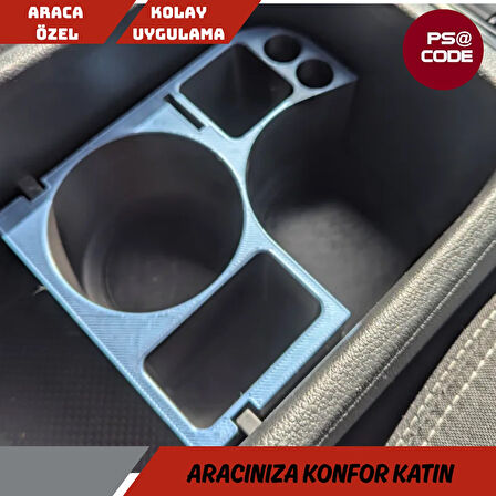 Skoda Karoq Orta Konsol Bardaklık-Organizer-Düzenleyici