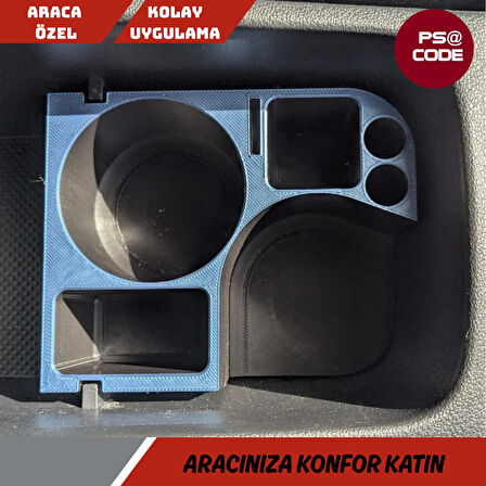 Skoda Karoq Orta Konsol Bardaklık-Organizer-Düzenleyici