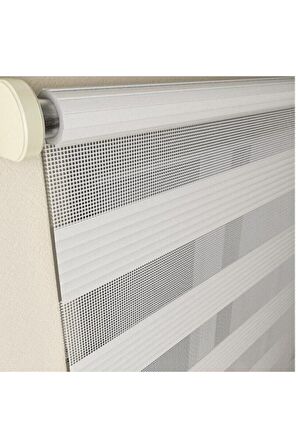Güneş Perde Pliseli Zebra Perde Ekru ! Hızlı Kargo !