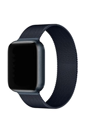 Apple Watch Uyumlu 42/ 44/45/ 49mm 1/2/3/4/5/6/se/7/8/9ultra-ultra2 Kordon Metal Loop Kordon