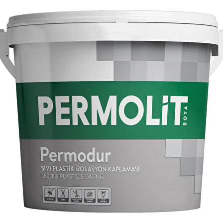 Permolit Permodur Sıvı Plastik İzolasyon Kaplama BEYAZ 3.5 Kg.