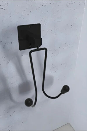 Yapışkanlı İkili Askılık İdam Askılık Havlu Bornoz Kıyafet Askısı Banyo Mutfak