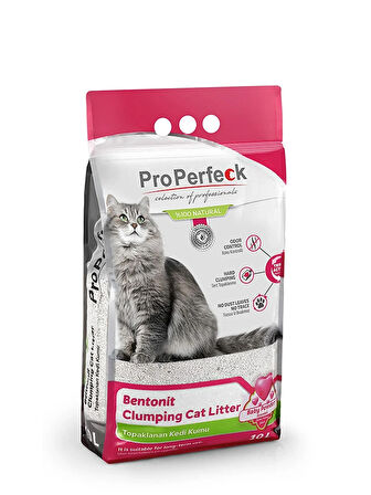 PRO PERFECK BEBEK PUDRA İNCE TANELİ KEDİ KUMU 10 LT