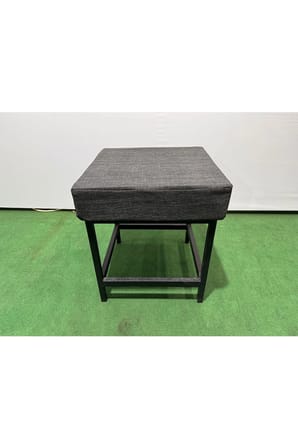 Metal ayaklı Sırtsız Bank Puf Bench Balkon-bahçe-kafe-çay Seti pufu