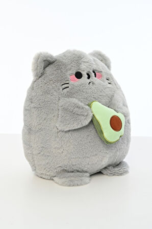 30 Cm Yumuşak Avakadolu Kedi Peluş Oyuncak Oyun Arkadaşı