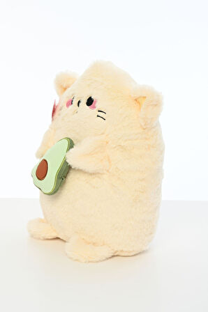 30 Cm Yumuşak Avakadolu Kedi Peluş Oyuncak Oyun Arkadaşı