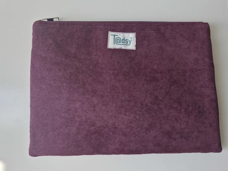 Tadsy Pudra Bahçesi Çiçekli Tablet Kılıfı 12.3 İnç Fermuarlı Cepli Kılıf