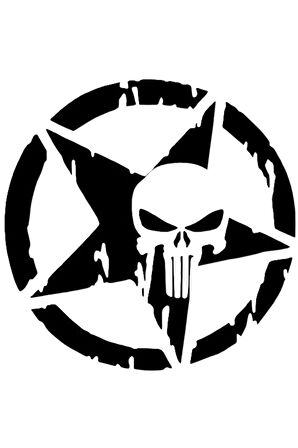 Makiteks Kaliteli Penye Kadın Erkek Yetişkin Baskılı Beyaz Gri Siyah Tshirt Punisher Cezalandırıcı