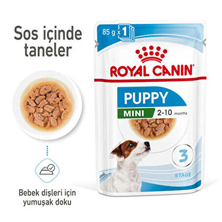 Royal Canin Mini Puppy 85 gr Küçük Irk Yavru Köpek Yaş Maması