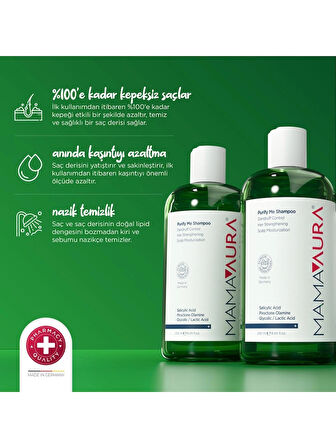 Mamaaura Kepek ve Kaşınma Karşıtı Şampuan - Purify Me Shampoo 250 ml