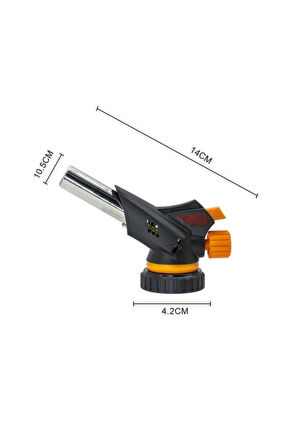 1300 Derece Profesyonel Ws-509c Pürmüz Kafa Çakmak 3 Adet Clipper Gaz ws-509c+clipper