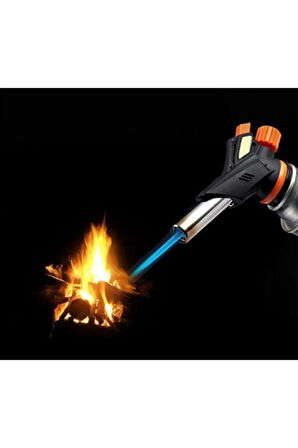 1300 Derece Profesyonel Ws-509c Pürmüz Kafa Çakmak 3 Adet Clipper Gaz ws-509c+clipper