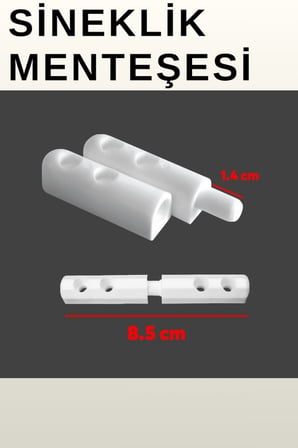 2 Adet Pimapen PVC Pencere Kapı Sineklik Menteşesi Pimli Plastik Pratik Açma Kapama Hareket Aparatı