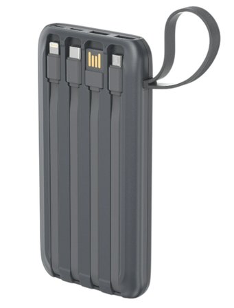 Nettech NT-PW40 10000 mAh Powerbank Gri 22.5W 2 USB Çıkışlı