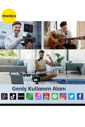 KABLOSUZ MİKROFON Profesyonel Ses Deneyimi & Yüksek Uyumluluk