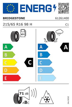 Bridgestone 215/65R16 98H LM005 2024 Kış Lastiği